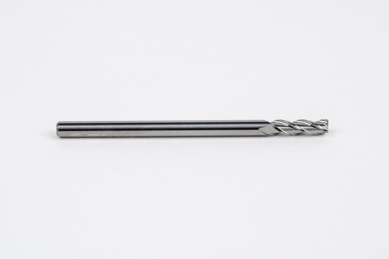 3mm Ø Carbide End Mill, 3 Flute, Uncoated, 3mm Shank x 9mm LOC, 0.3mm Radius, HSAM2