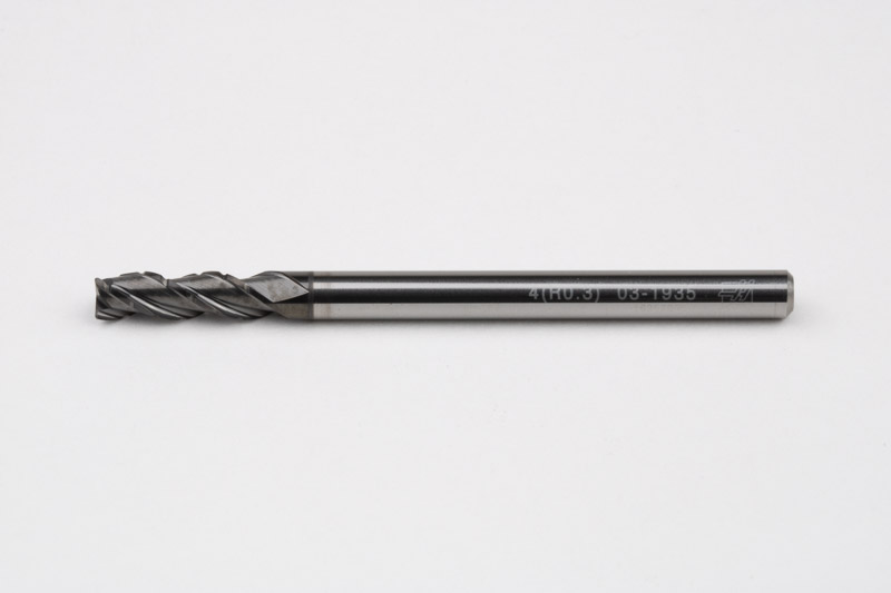 4mm Ø Carbide End Mill, 3 Flute, DLC Coated, 4mm Shank x 13mm LOC, 0.3mm Radius, HSAM2