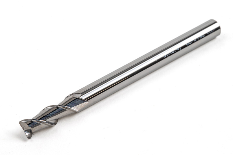 6mm Ø Carbide End Mill, 2 Flute, Uncoated, 6mm Shank x 16mm LOC, 0.4mm Radius, HSAM3